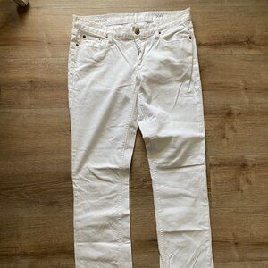 J Crew White Denim Jean